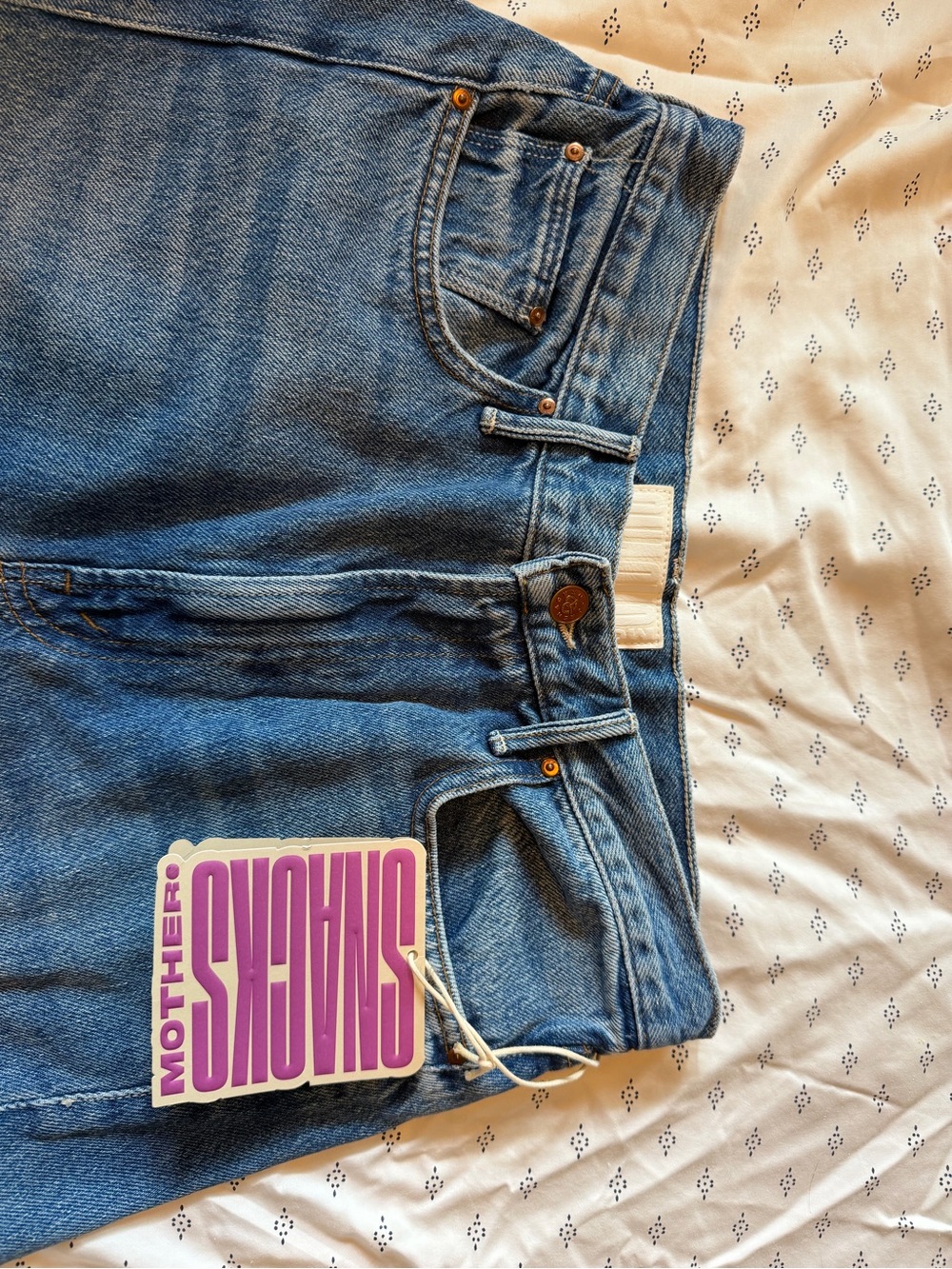 Mother - The Lemon Twist Sneak Jean.  Color - rolling in the dough - Picture 4 of 7